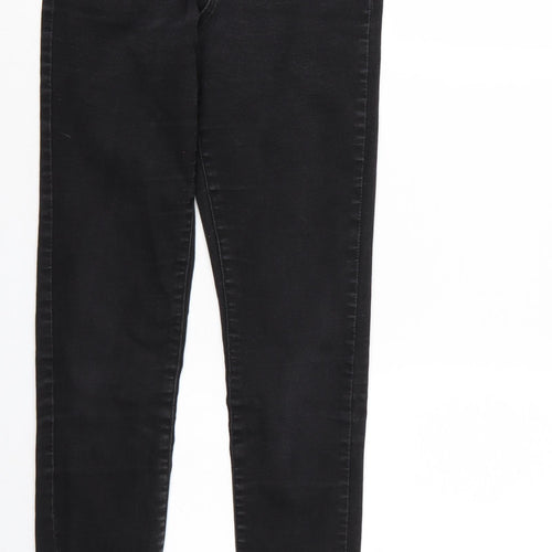 Denim & Co. Womens Black  Denim Jegging Jeans Size 10 L29 in - Elastic Waist
