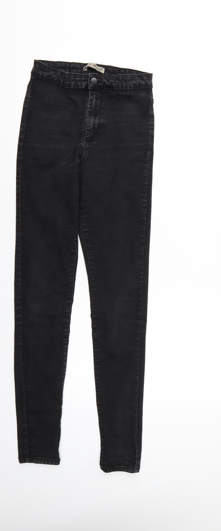 Denim & Co. Womens Black  Denim Jegging Jeans Size 10 L29 in - Elastic Waist