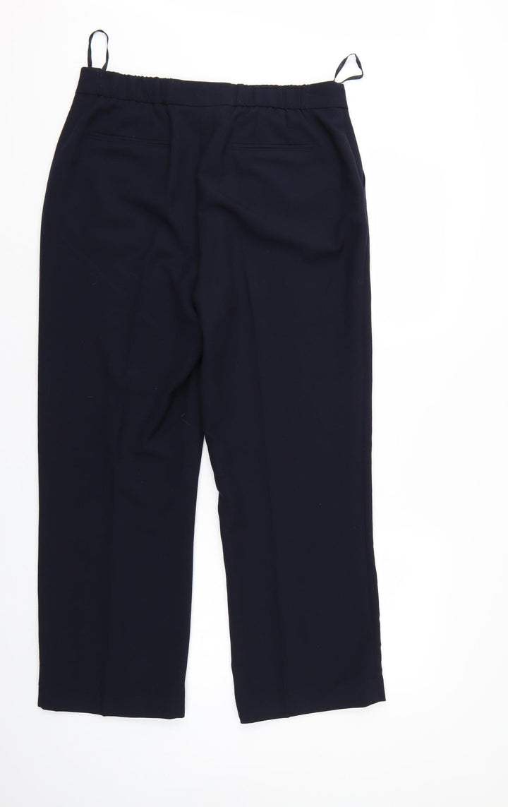 Maine Womens Blue Trousers Size 4 L26 in