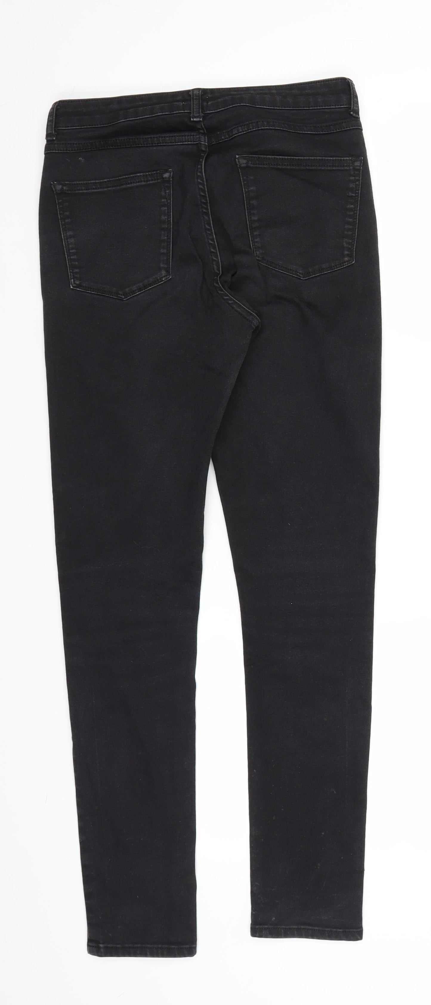 John Lewis Womens Black  Denim Jegging Jeans Size 10 L29 in