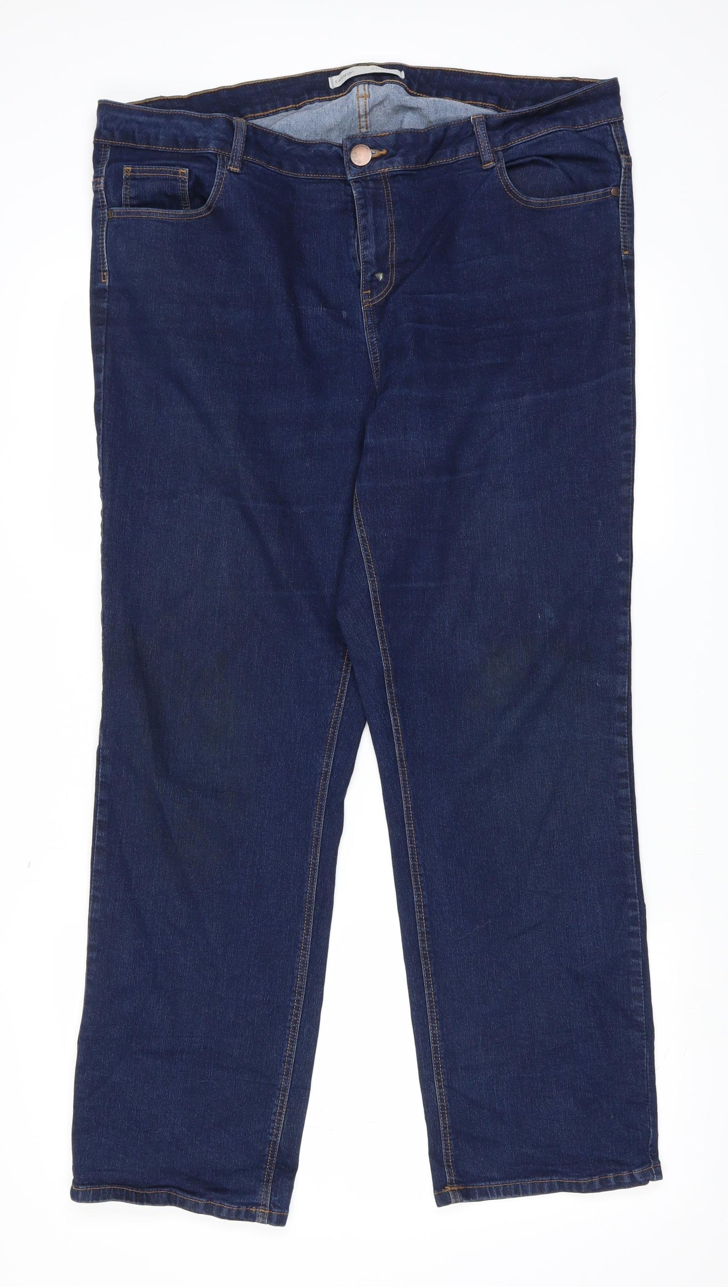 George Womens Blue  Denim Straight Jeans Size 20 L28 in