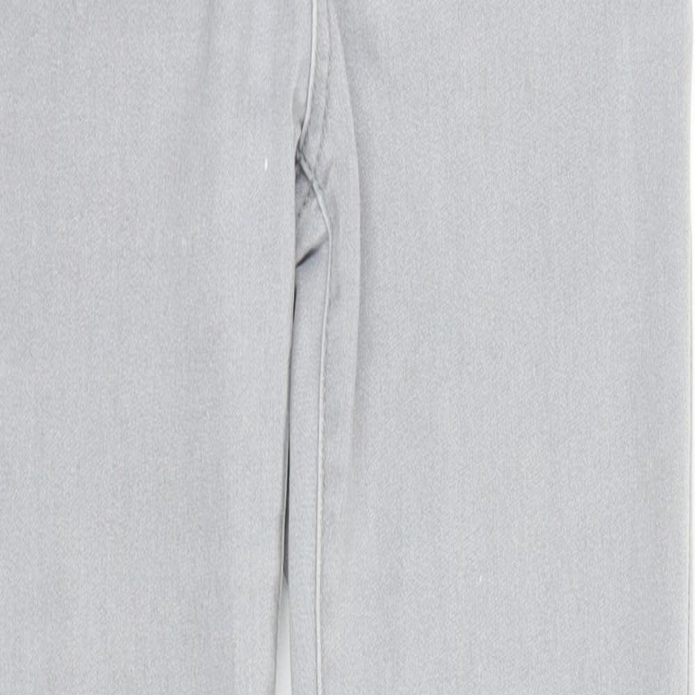 Denim & Co. Womens Grey  Denim Jegging Jeans Size 10 L28 in