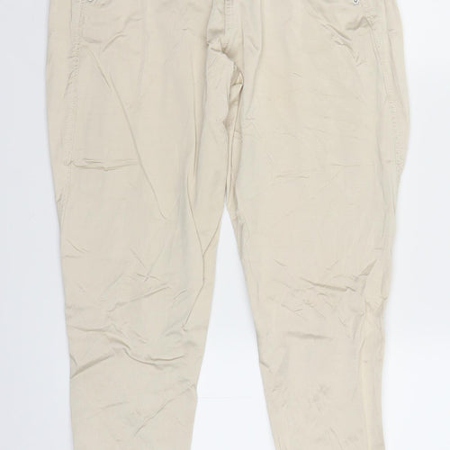 Jolie Womens Ivory   Chino Leggings Size 30 in L28 in - Shiny