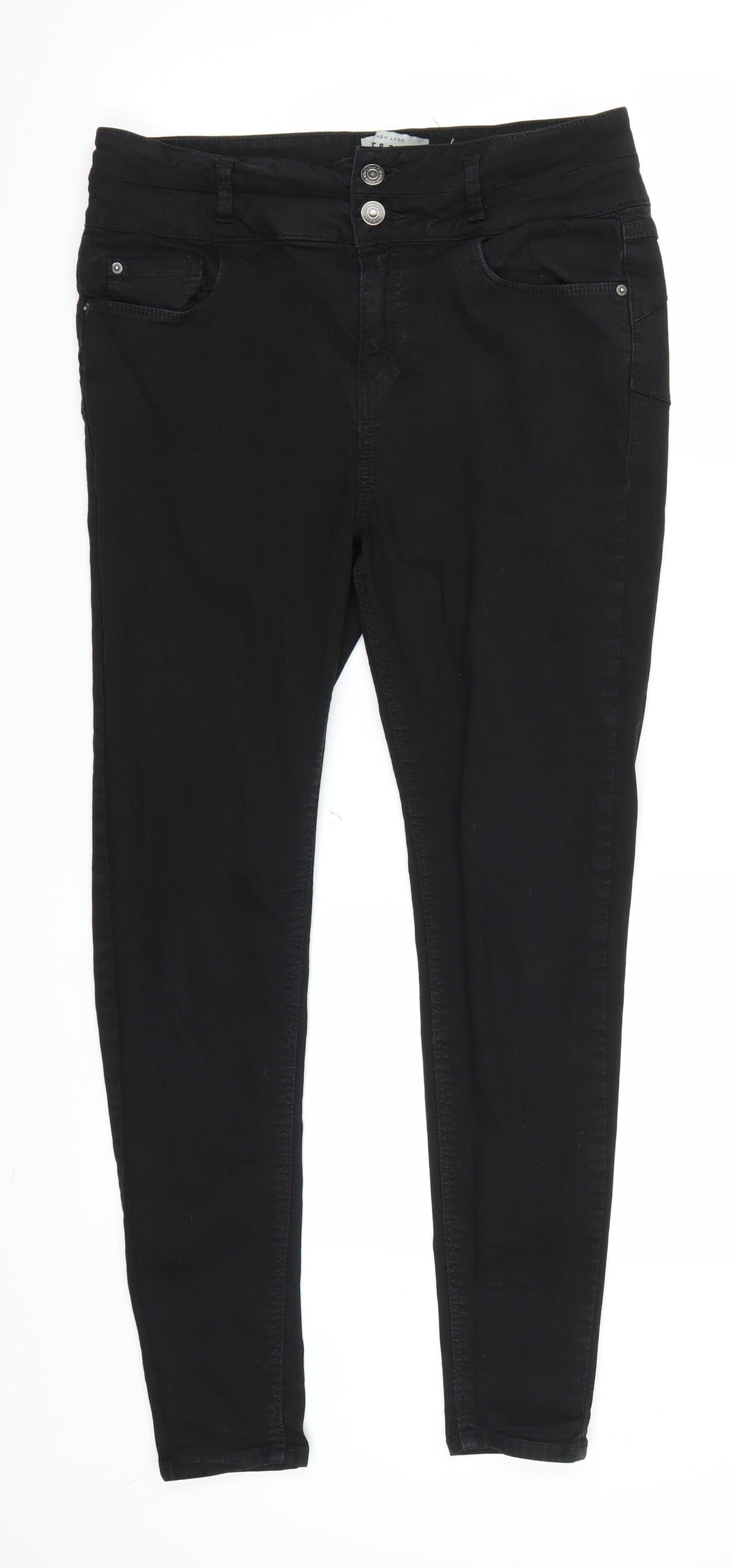 NEXT Womens Black  Denim Jegging Jeans Size 12 L27 in