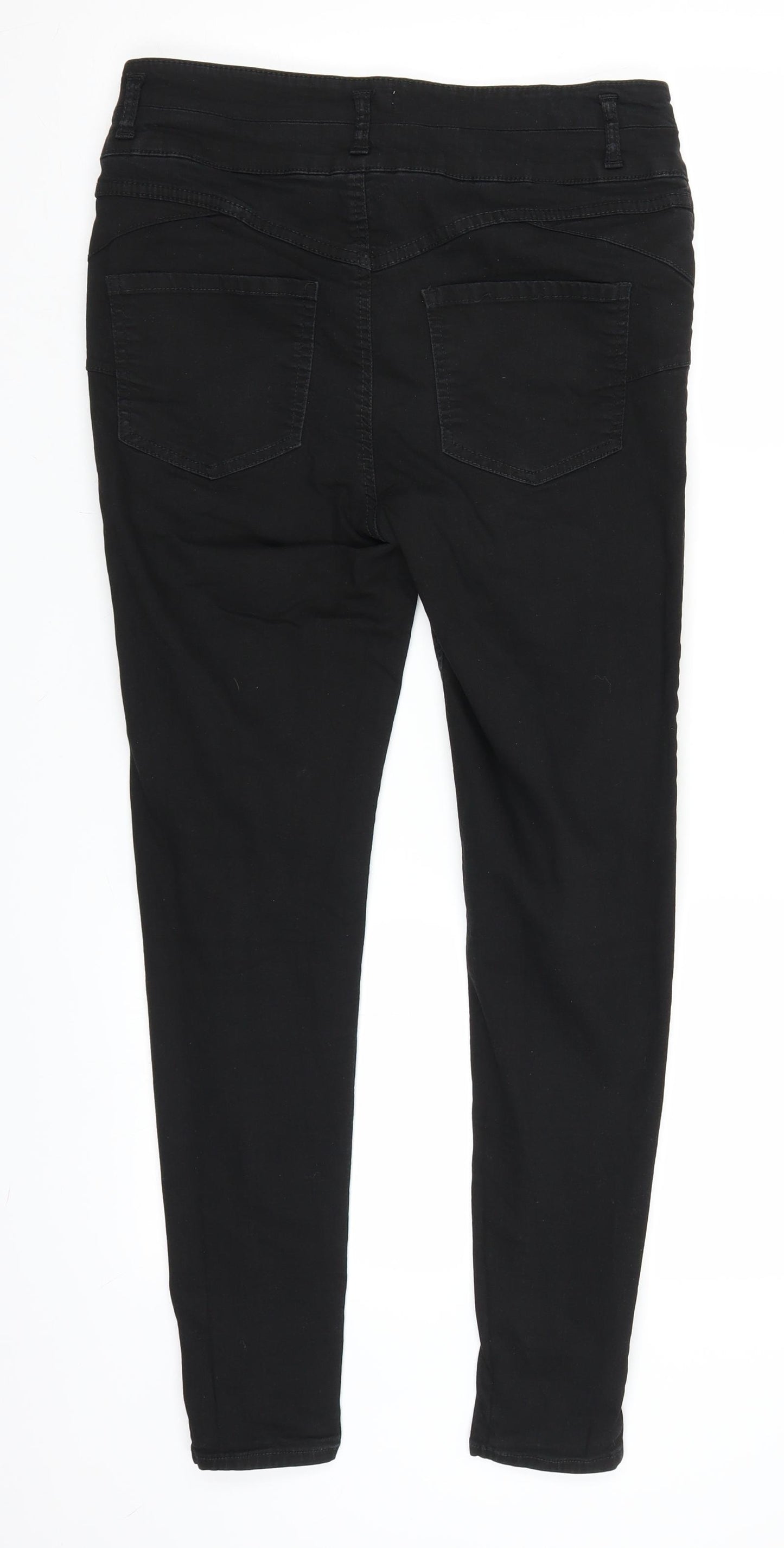 NEXT Womens Black  Denim Jegging Jeans Size 12 L27 in