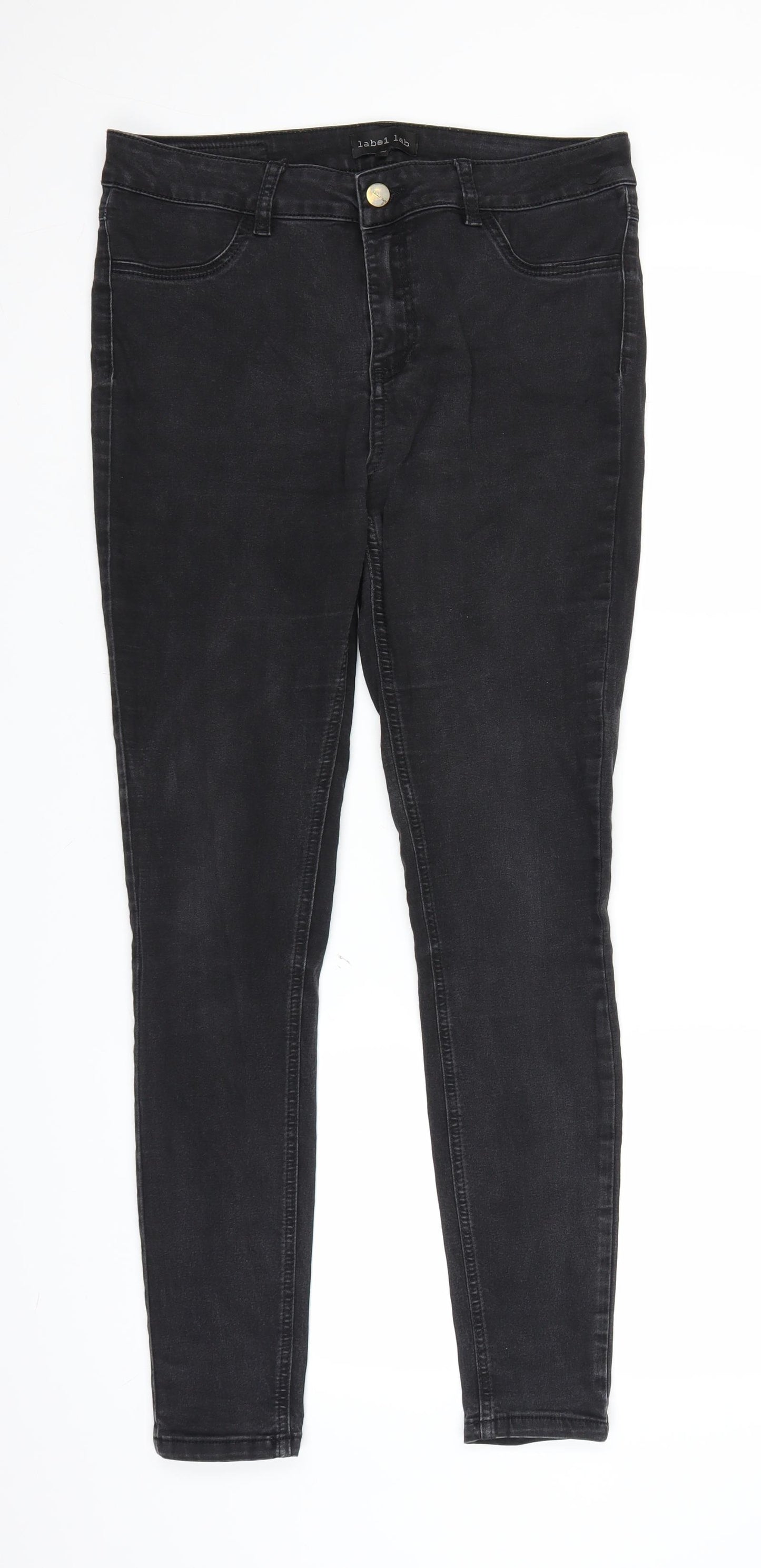 Label Lab Womens Black  Denim Jegging Jeans Size 30 in L28 in