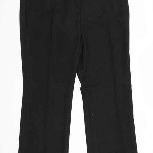 TU Womens Black   Trousers  Size 14 L28 in