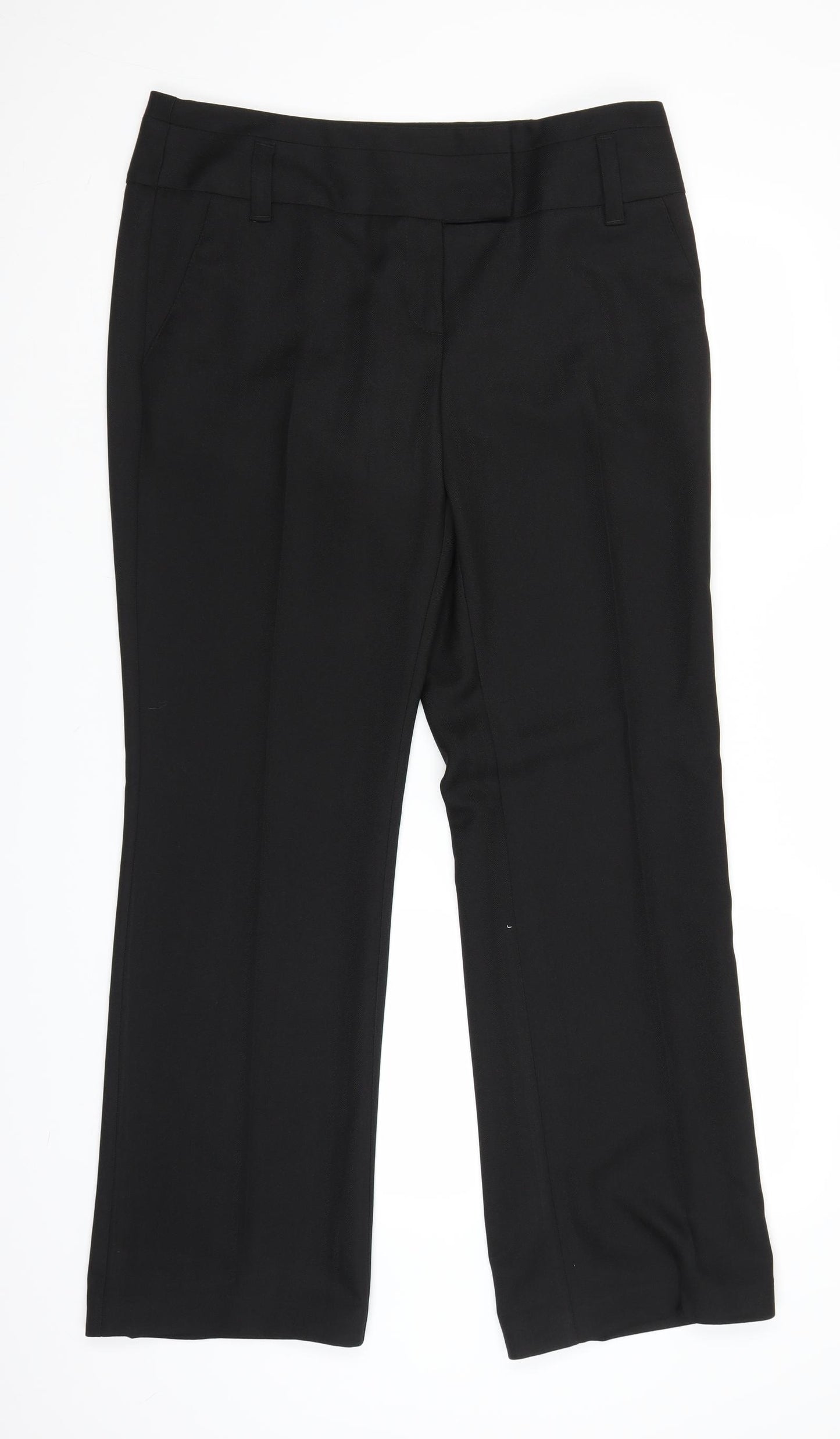 TU Womens Black   Trousers  Size 14 L28 in