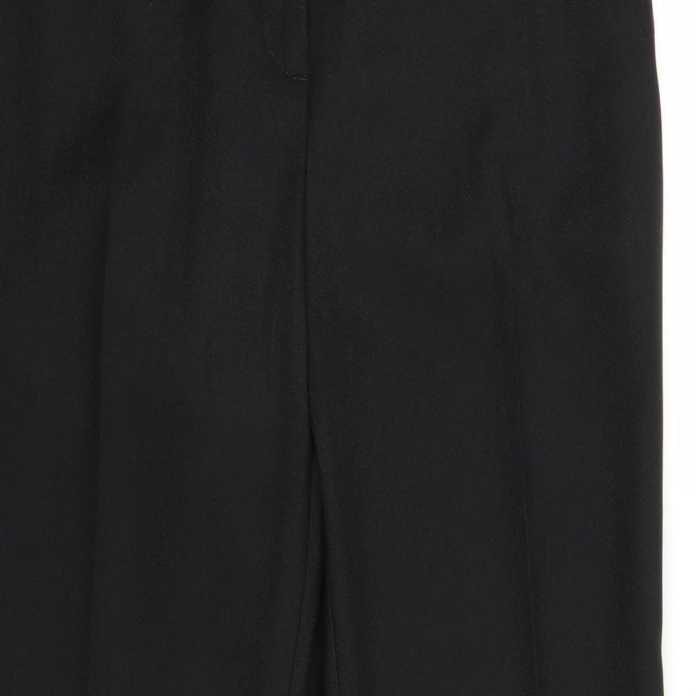 TU Womens Black   Trousers  Size 14 L28 in