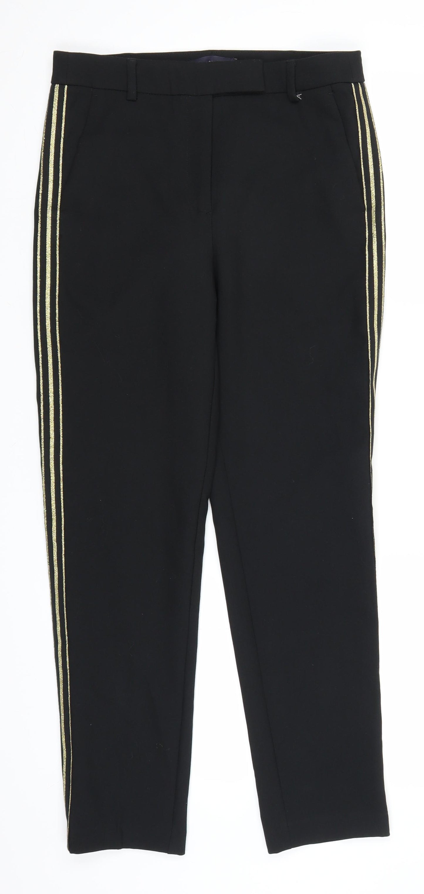 Marks and Spencer Womens Black   Trousers  Size 8 L26 in