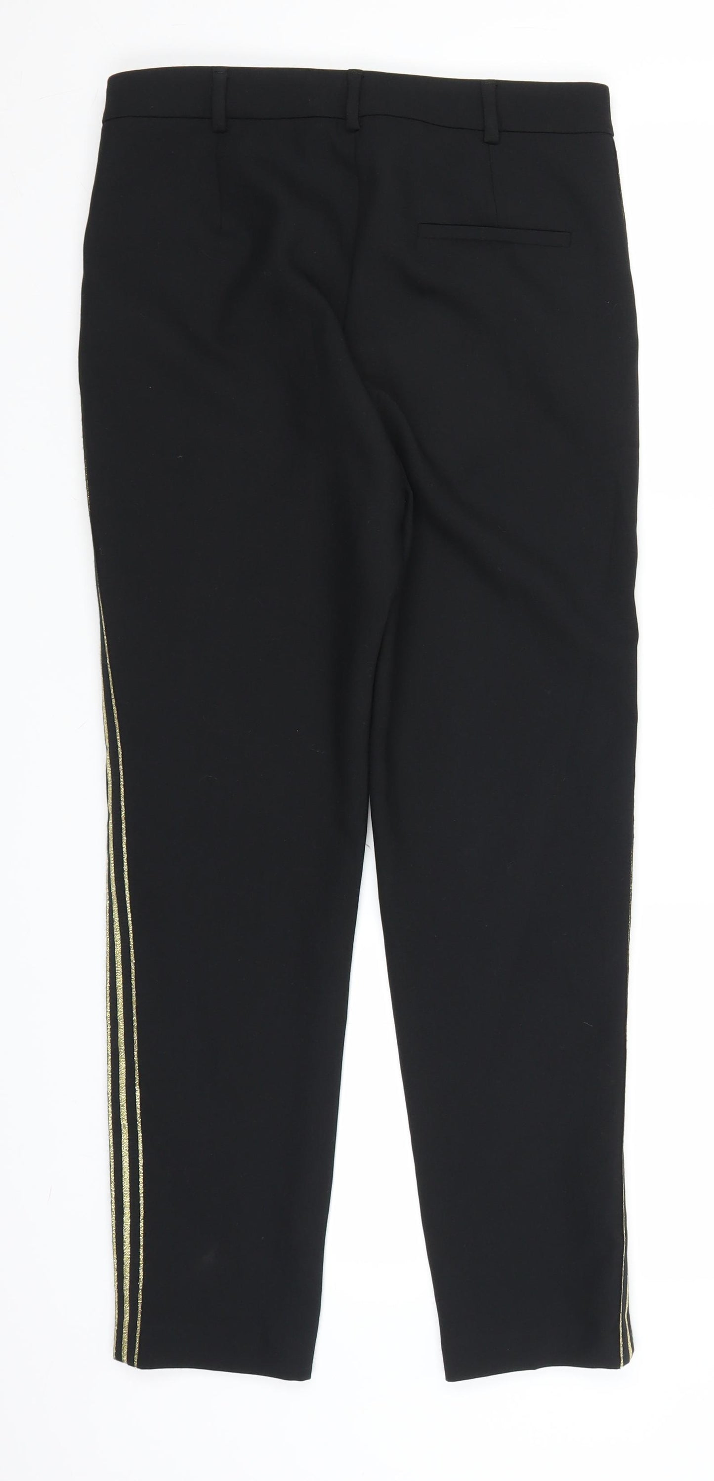 Marks and Spencer Womens Black   Trousers  Size 8 L26 in