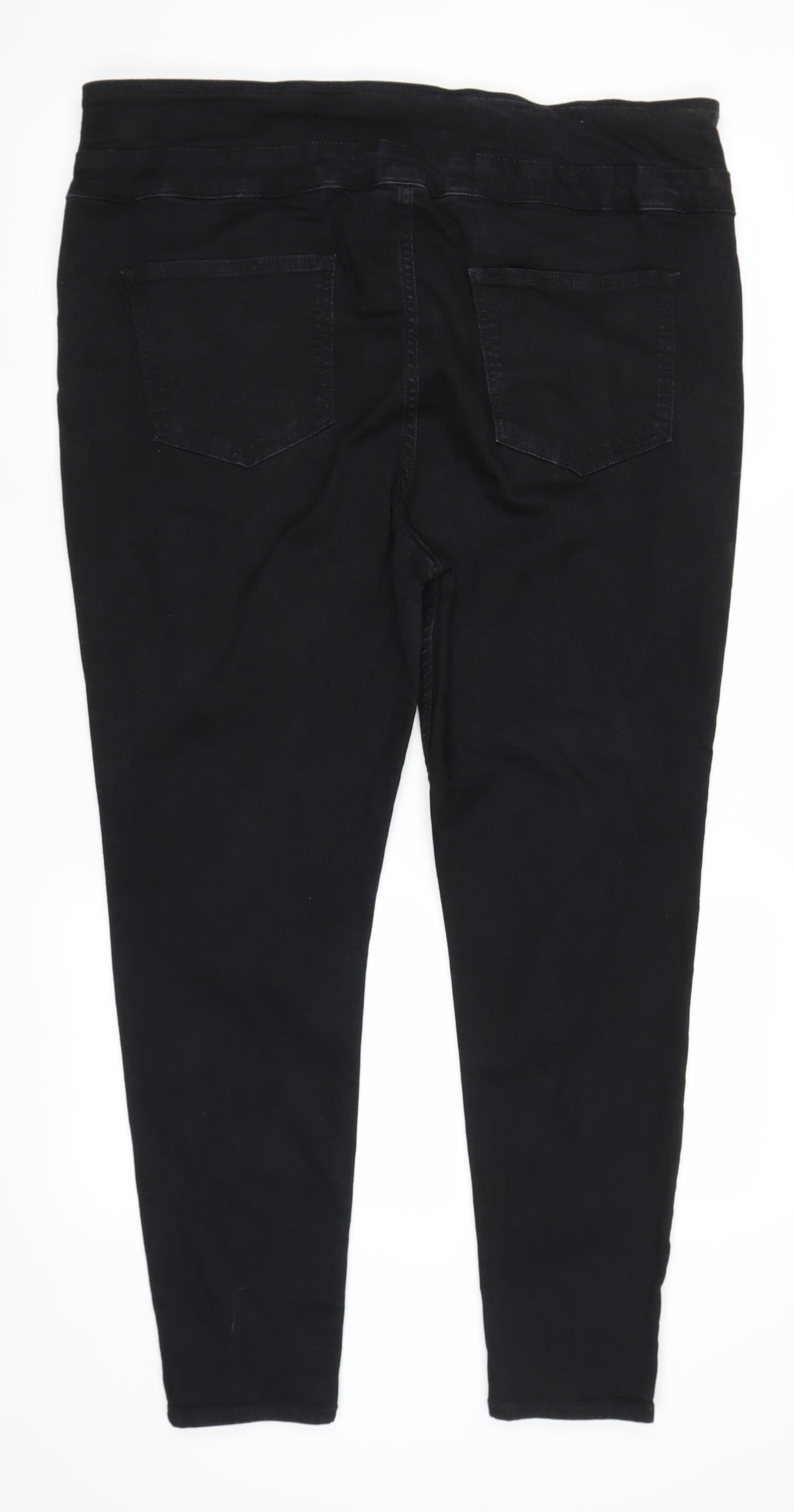 Very Womens Black  Denim Jegging Jeans Size 20 L26.5 in