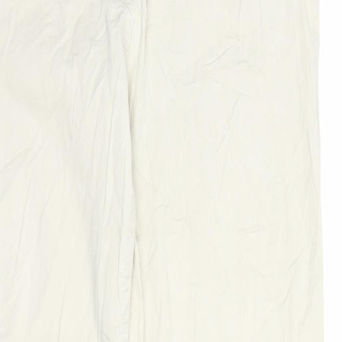 Strauss Womens Beige  Denim Straight Jeans Size 8 L31 in