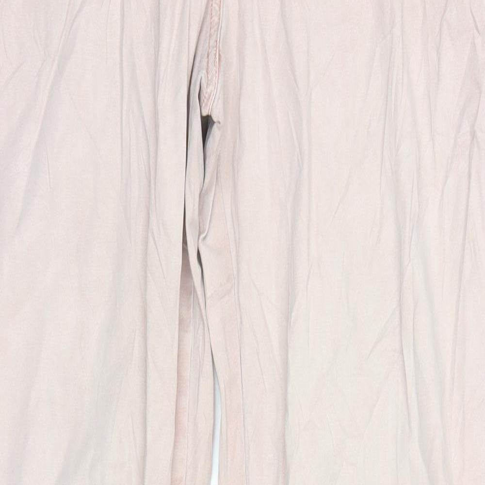 Yest Womens Pink  Denim Straight Jeans Size 10 L30 in