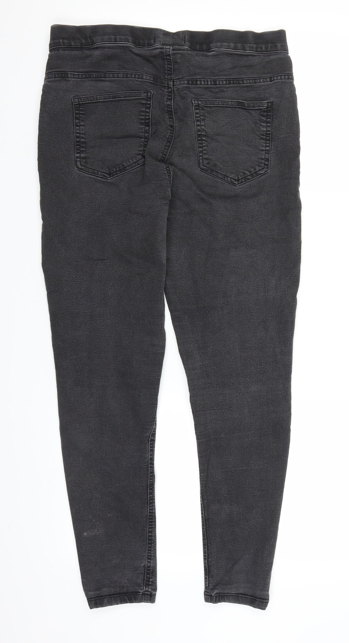 Marks and Spencer Womens Black  Denim Jegging Jeans Size 12 L25 in