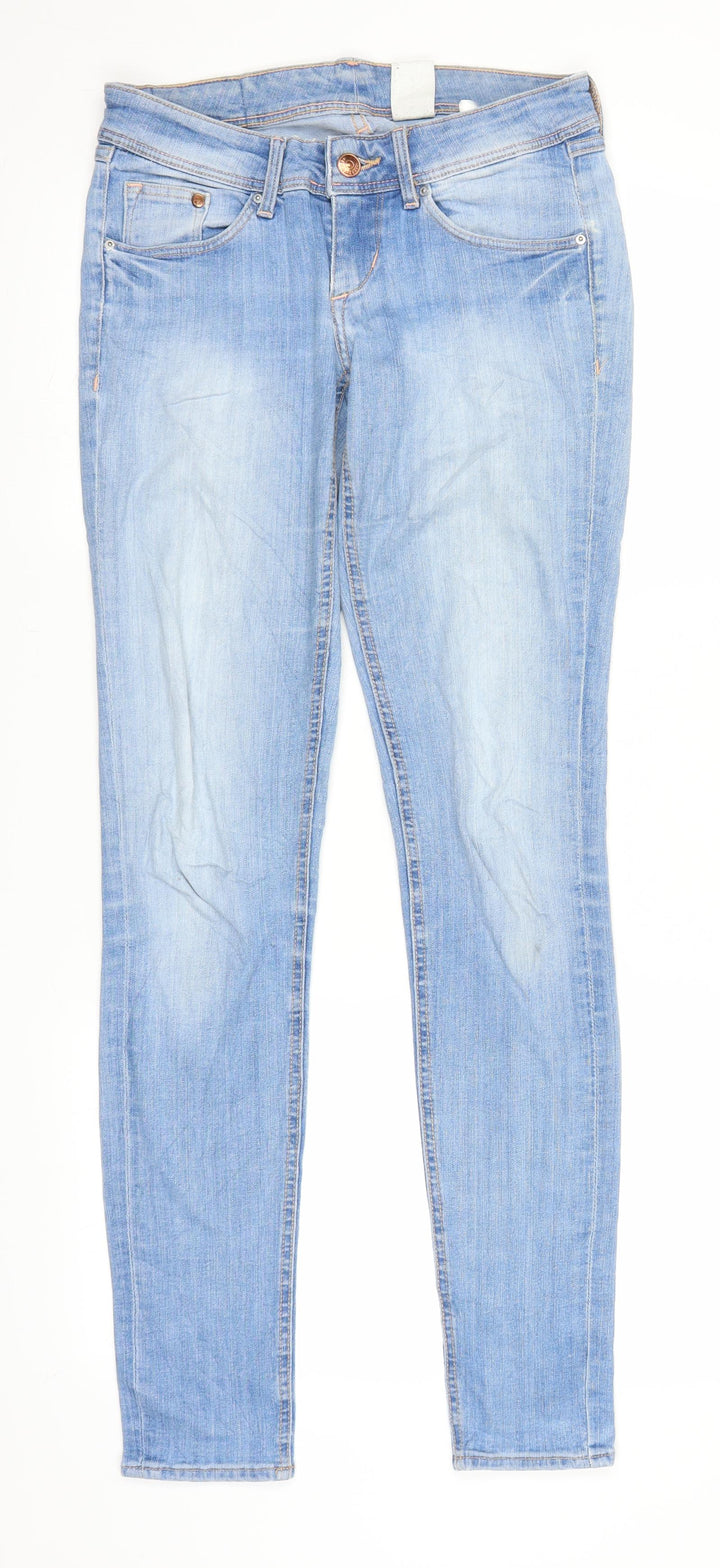 H&M Womens Blue Denim Skinny Jeans Size 26 in L31 in