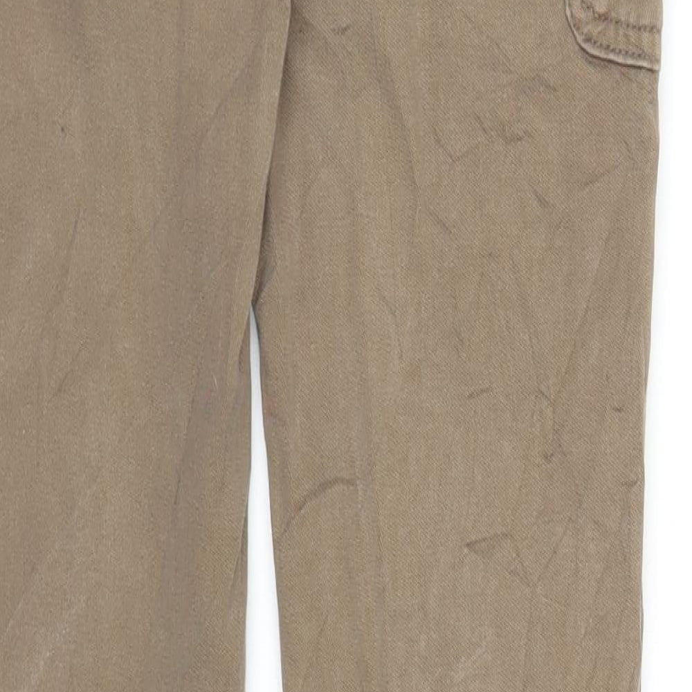 Zara Girls Brown   Chino Trousers Size 9-10 Years