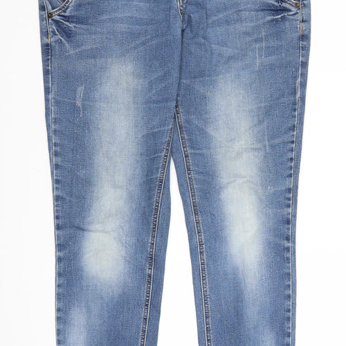 Janina Womens Blue  Denim Jegging Jeans Size 38 in L28 in