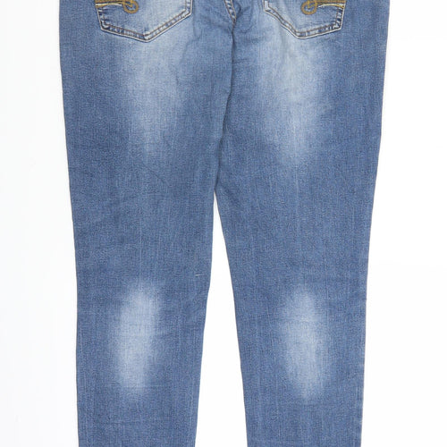 Janina Womens Blue  Denim Jegging Jeans Size 38 in L28 in