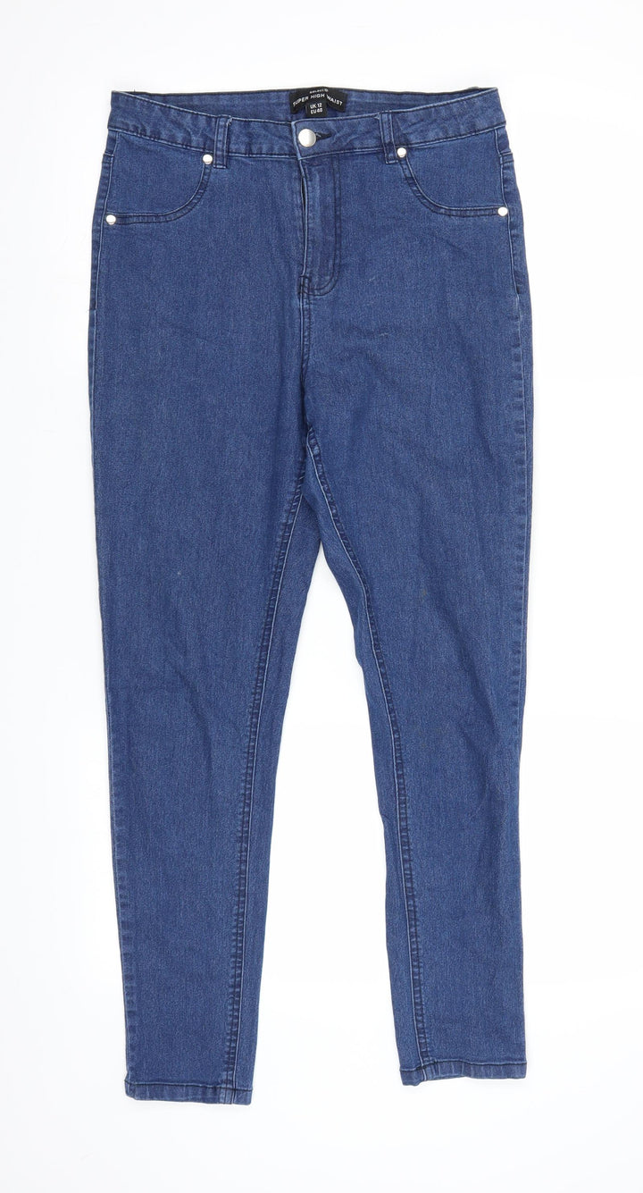 Select Womens Blue  Denim Jegging Jeans Size 12 L27 in