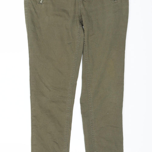 Select Womens Green  Denim Jegging Jeans Size 12 L26 in