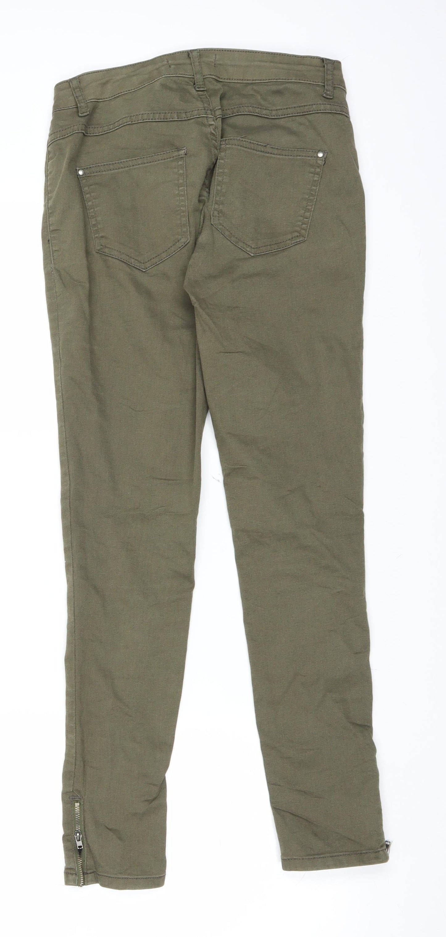 Select Womens Green  Denim Jegging Jeans Size 12 L26 in