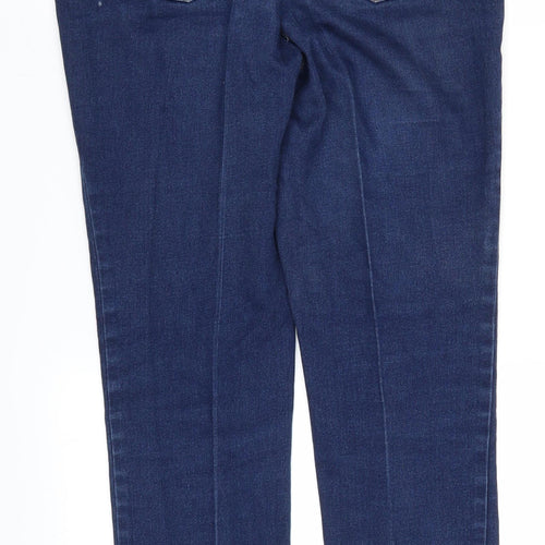 Matalan Womens Blue  Denim Straight Jeans Size 12 L27 in