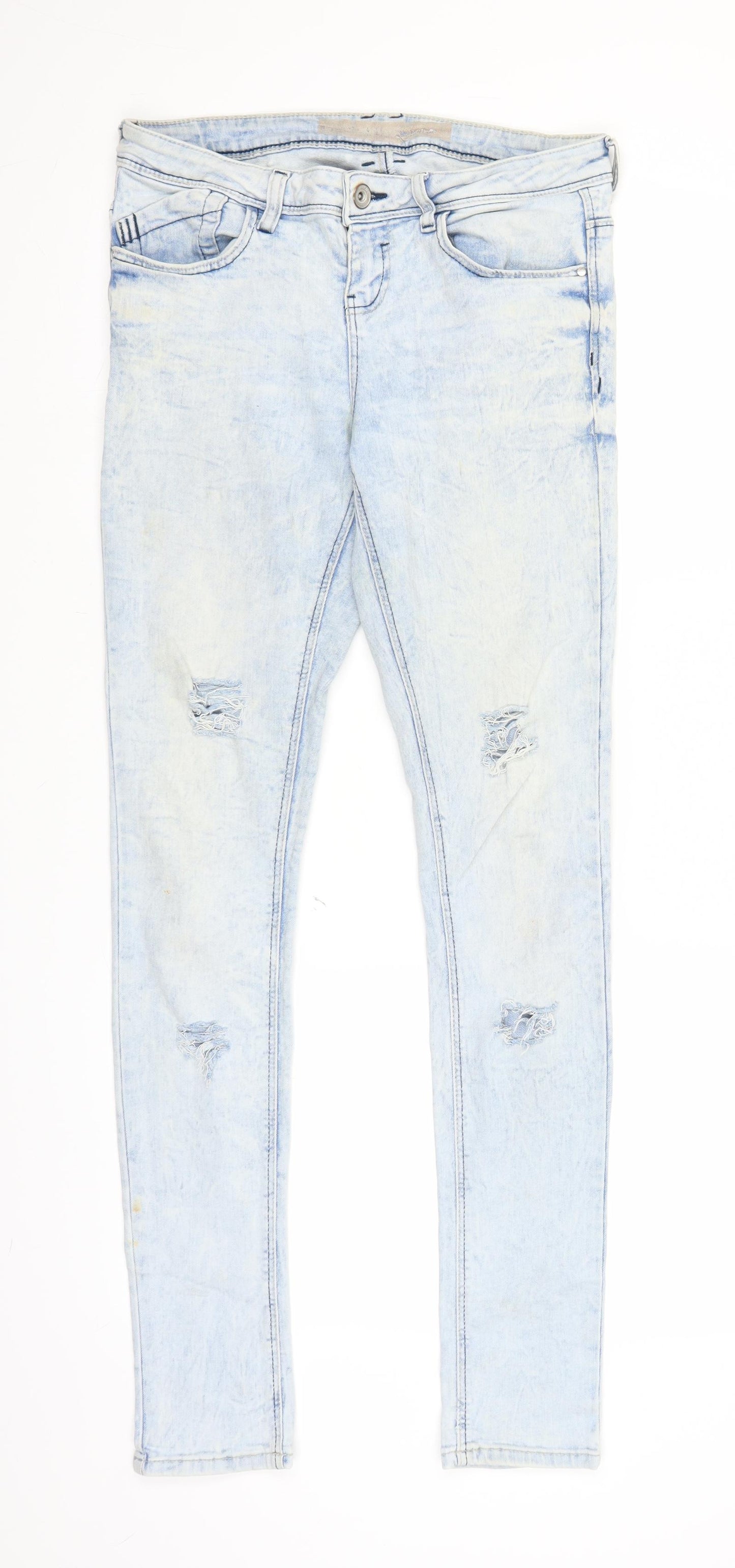Primark Womens Blue  Denim Jegging Jeans Size 8 L30 in
