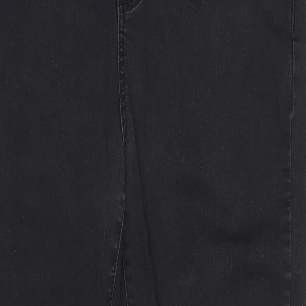 Primark Womens Black  Denim Jegging Jeans Size 16 L26 in