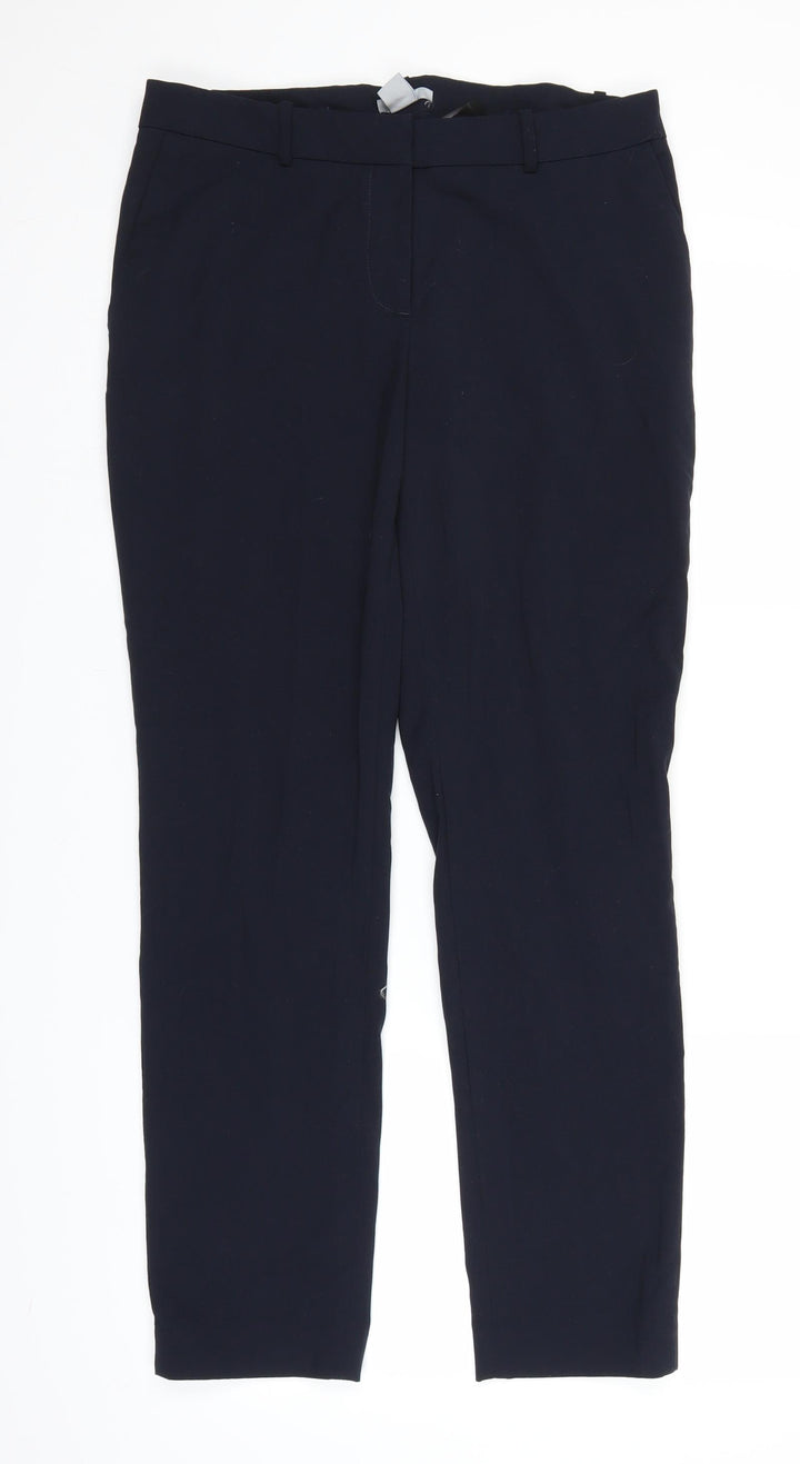 H&M Womens Blue   Trousers  Size 10 L27.5 in