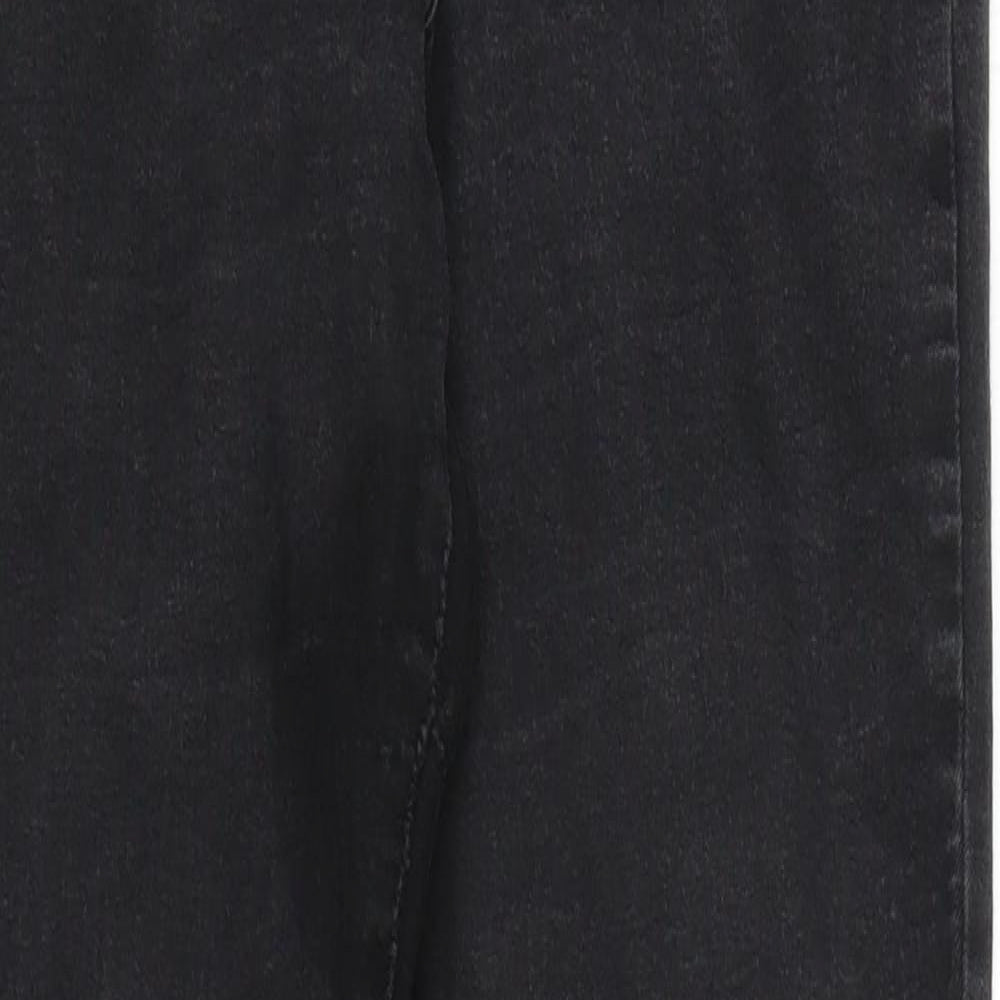 Denim & Co. Womens Black  Denim Jegging Jeans Size 16 L30 in