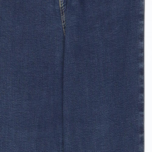 Marks and Spencer Womens Blue  Denim Straight Jeans Size 12 L28 in