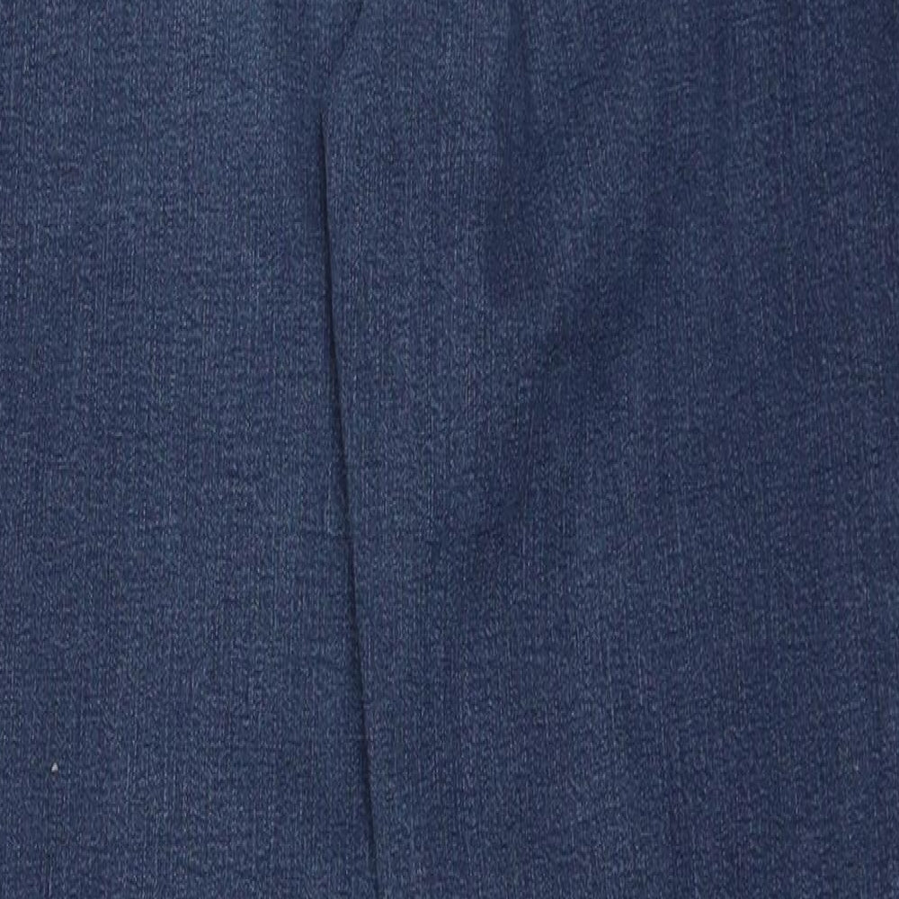 Marks and Spencer Womens Blue  Denim Straight Jeans Size 12 L28 in