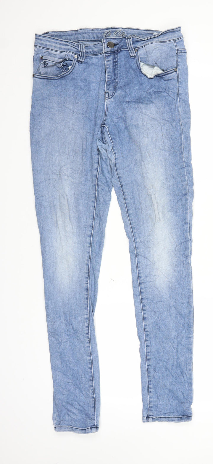 Va Vite Womens Blue Denim Jegging Jeans Size 12 L31 in