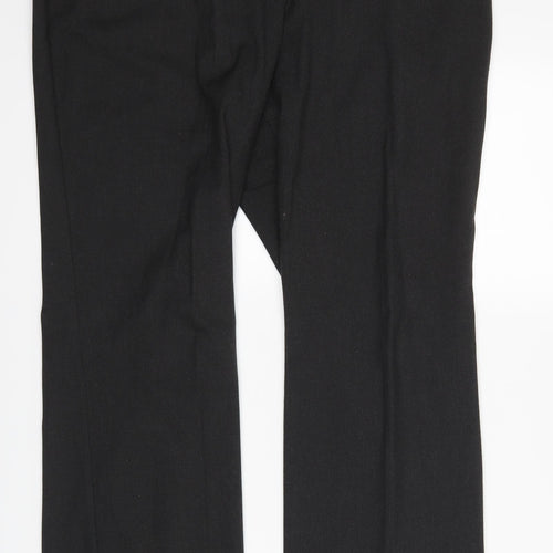 Marks and Spencer Womens Black   Trousers  Size 16 L29 in