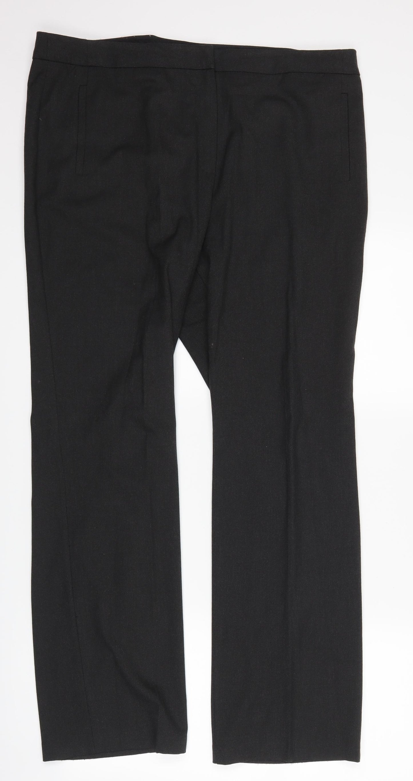 Marks and Spencer Womens Black   Trousers  Size 16 L29 in