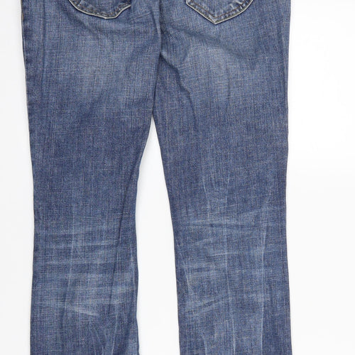 River Island Womens Blue  Denim Bootcut Jeans Size 6 L29 in