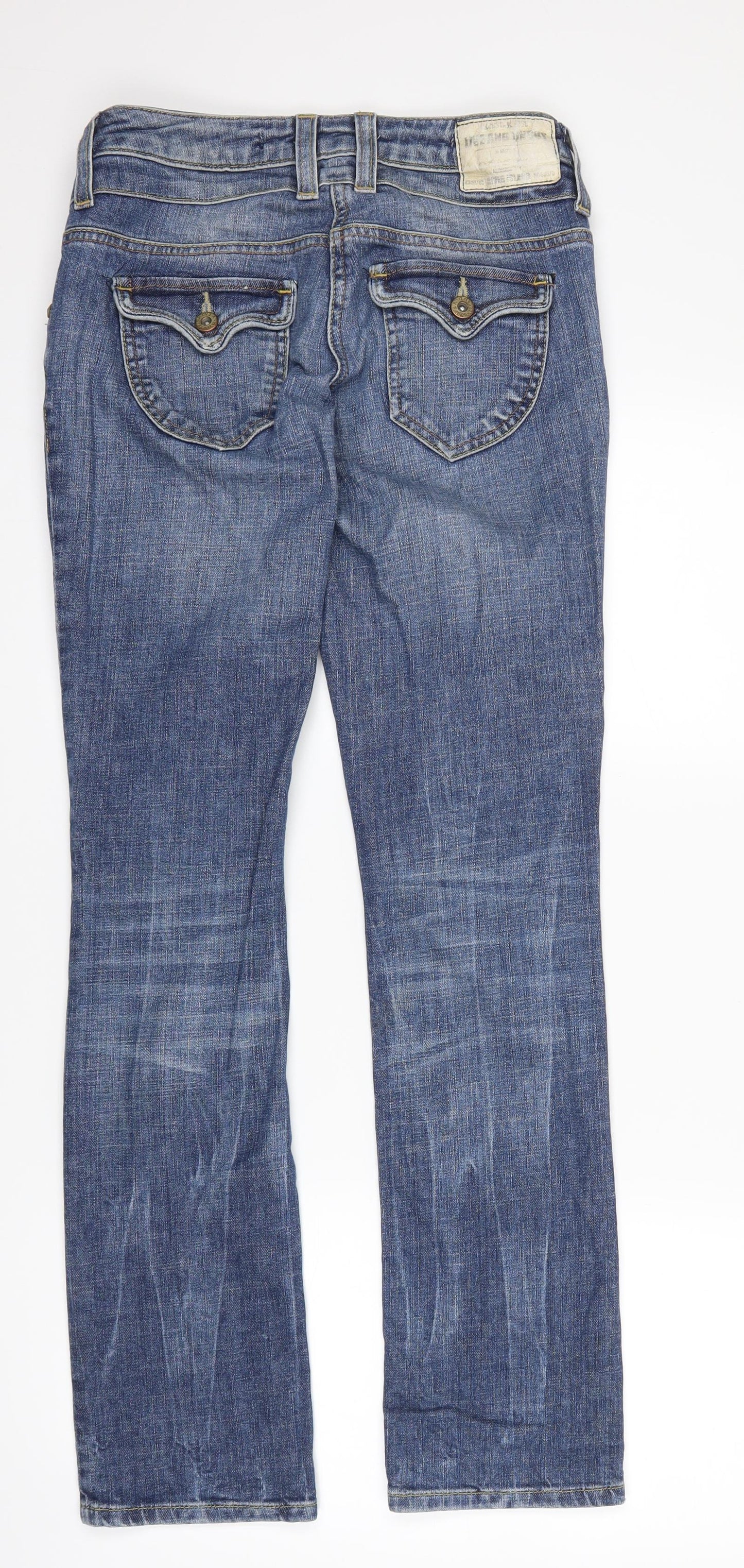 River Island Womens Blue  Denim Bootcut Jeans Size 6 L29 in