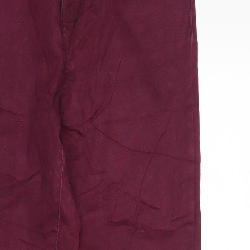 ESMARA Womens Purple  Denim Skinny Jeans Size 14 L29 in