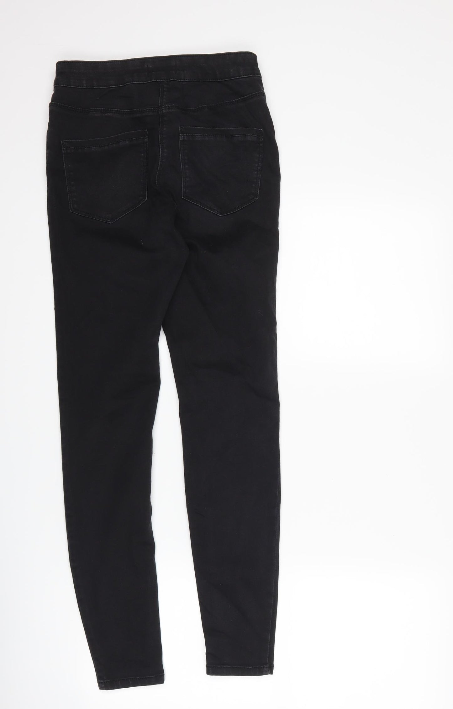 Matalan Womens Black  Denim Skinny Jeans Size 10 L28 in