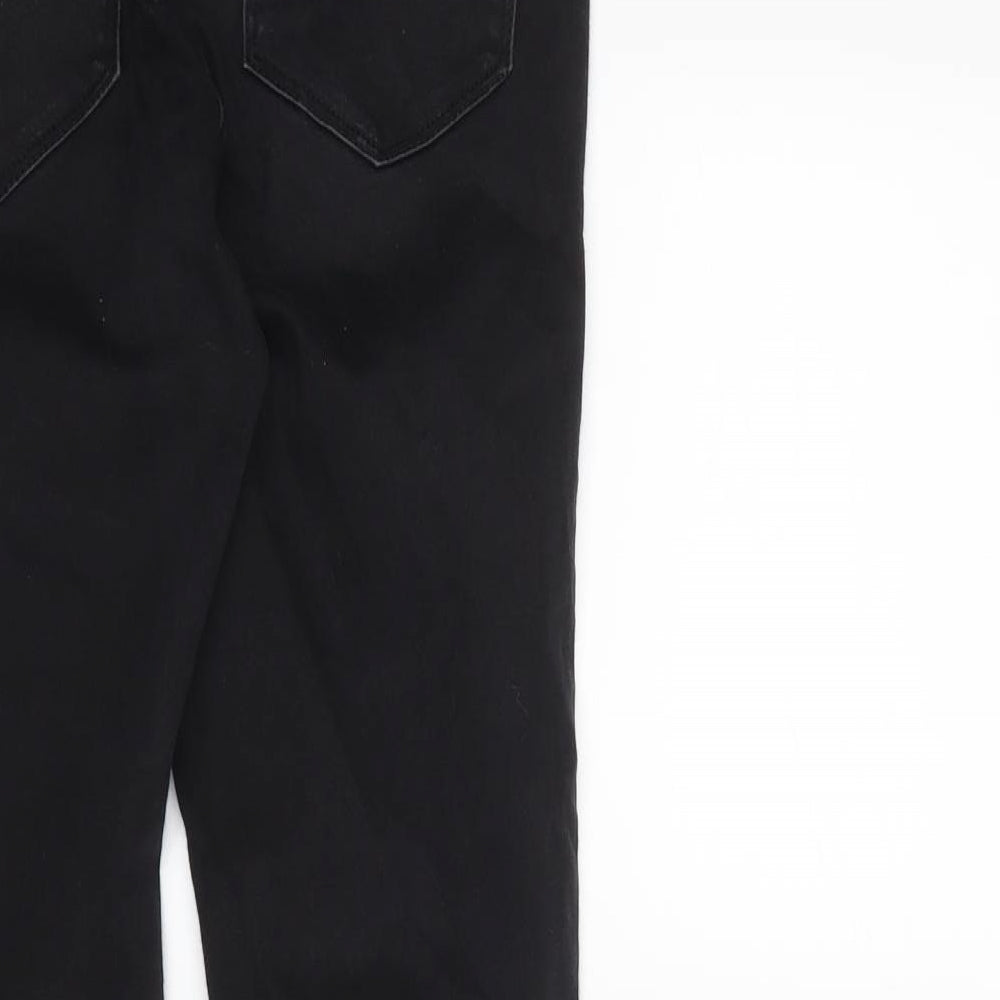 Matalan Womens Black  Denim Skinny Jeans Size 10 L28 in