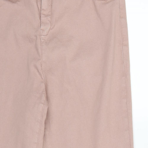 Canada Womens Pink  Denim Cropped Jeans Size 18 L24 in