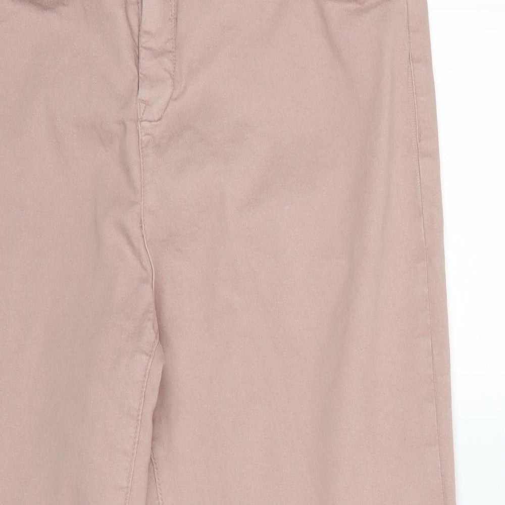 Canada Womens Pink  Denim Cropped Jeans Size 18 L24 in