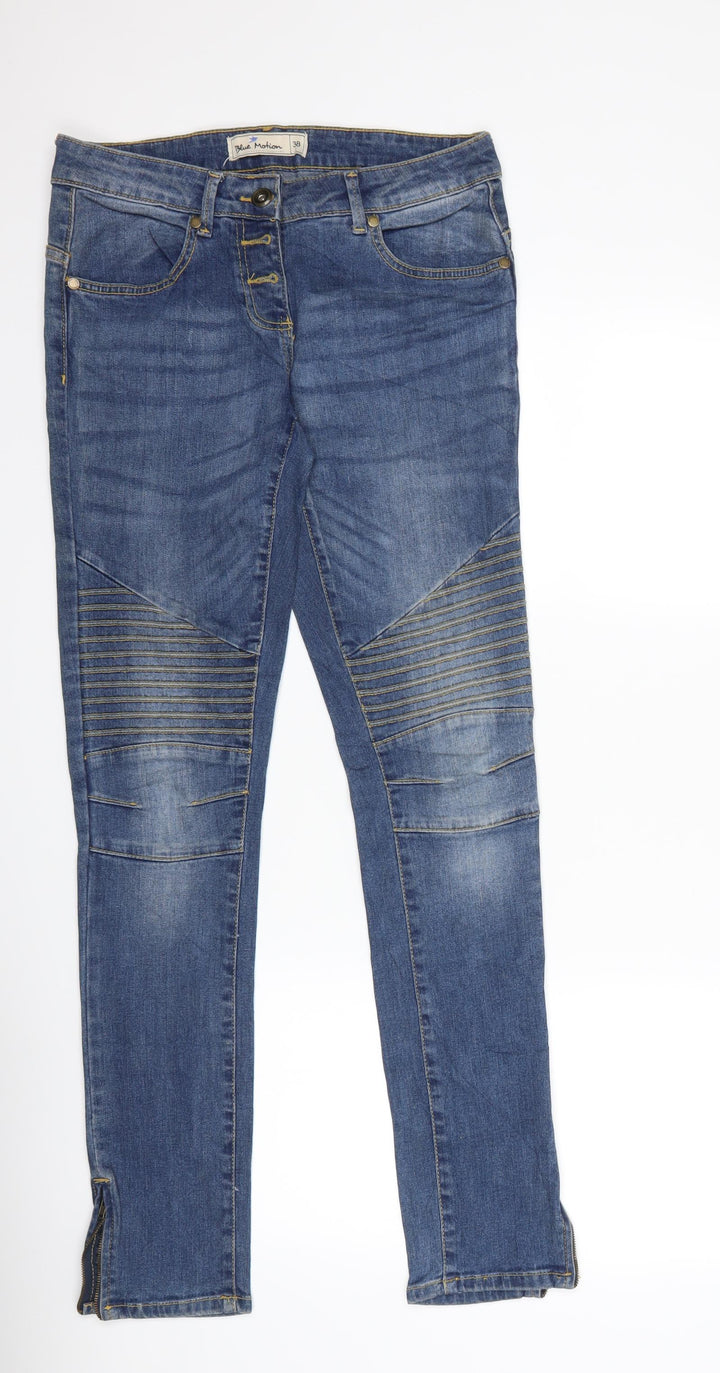 Blue Motion Womens Blue  Denim Skinny Jeans Size 10 L30 in