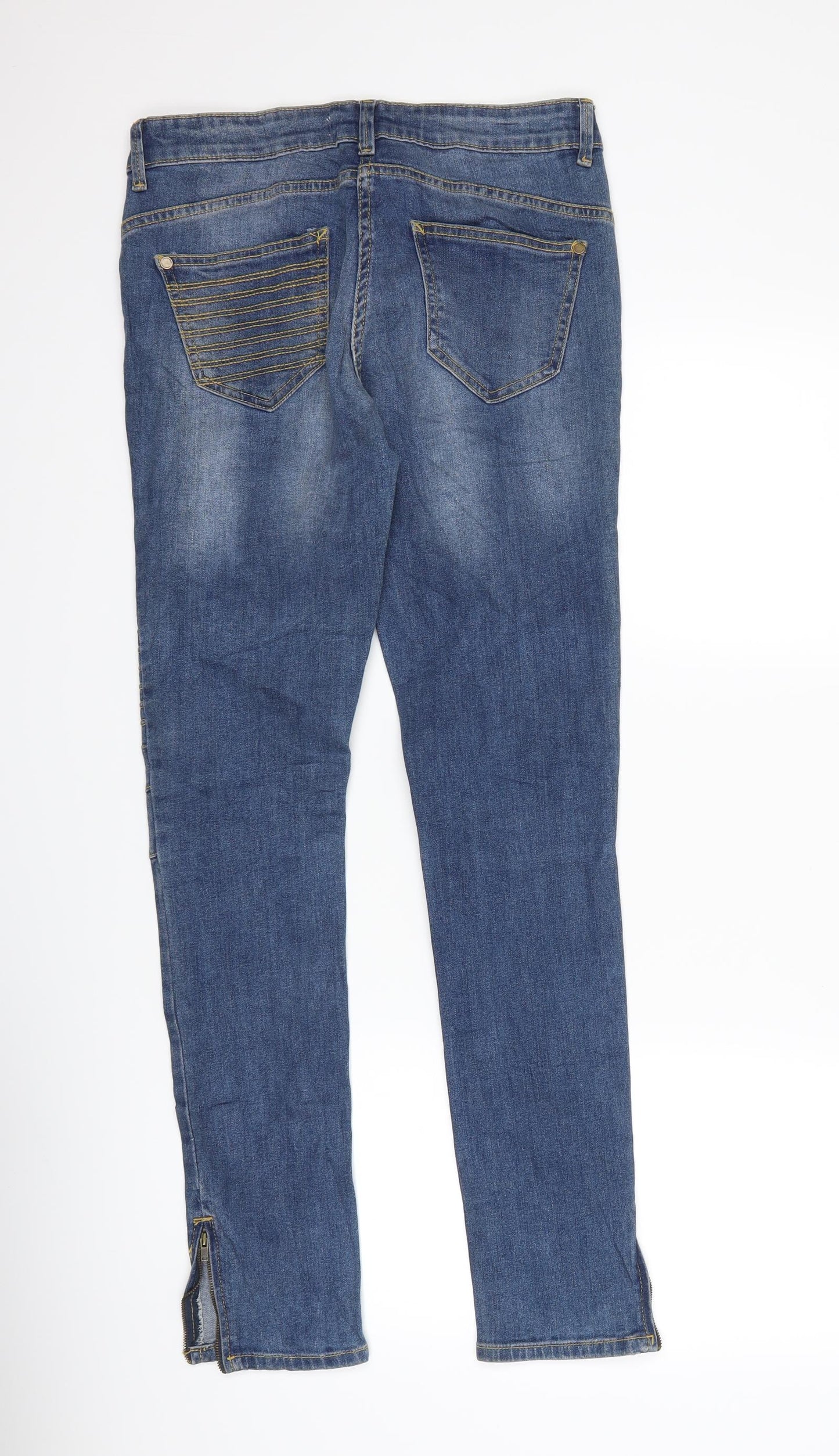 Blue Motion Womens Blue  Denim Skinny Jeans Size 10 L30 in