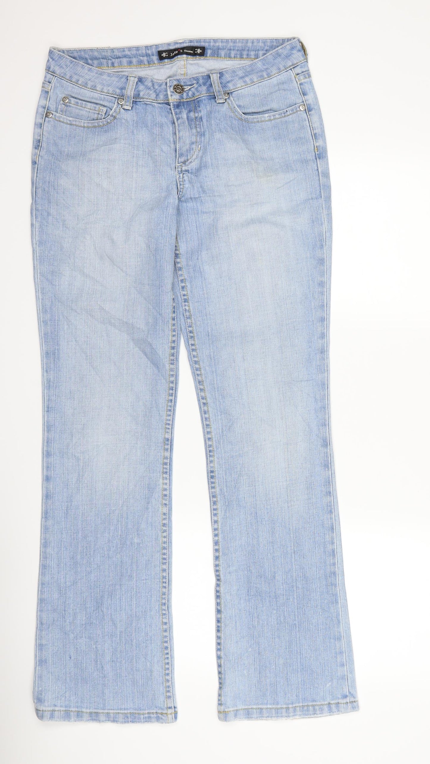 jake's denim Womens Blue  Denim Bootcut Jeans Size 30 L30 in