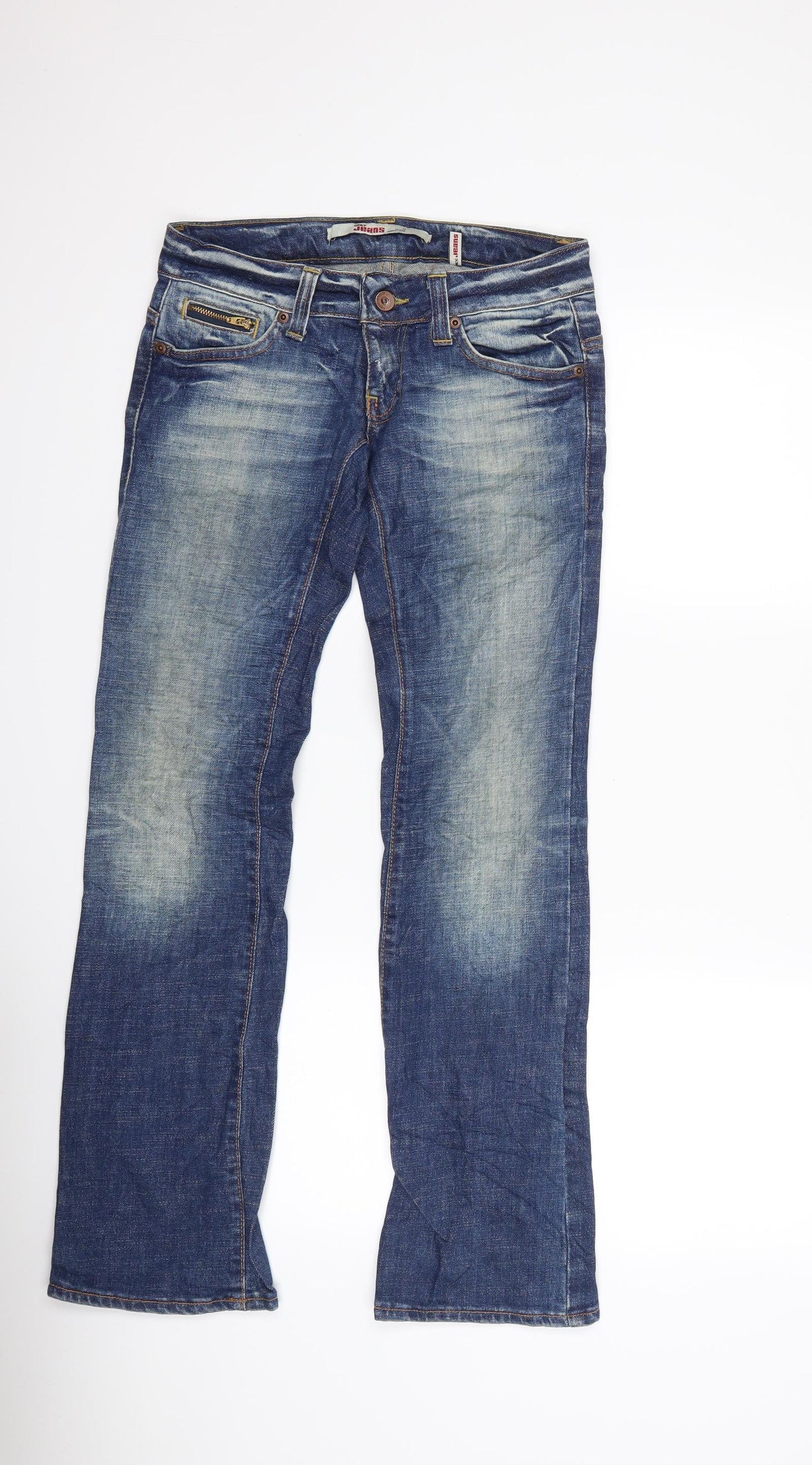Only Womens Blue  Denim Bootcut Jeans Size 30 L29 in