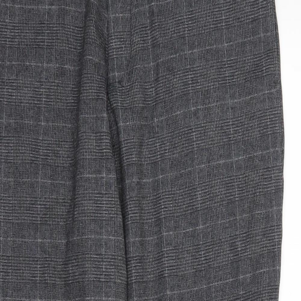 Primark Mens Grey Check  Trousers  Size 30 L32 in