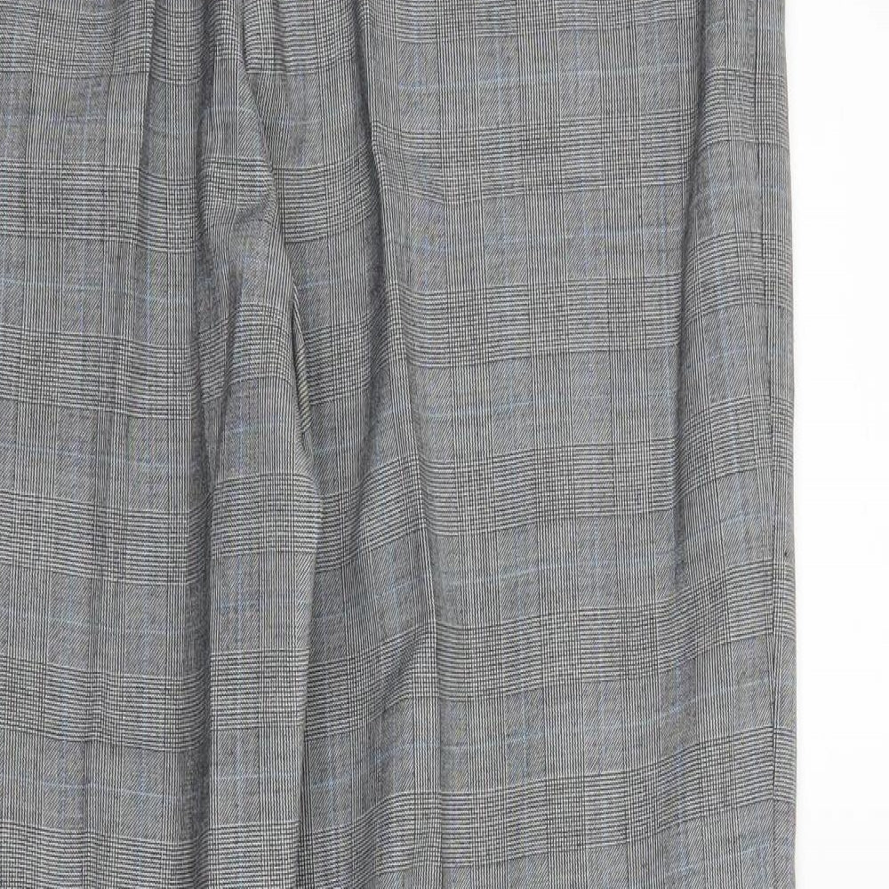 Viyella Womens Grey Houndstooth  Trousers  Size 16 L29 in