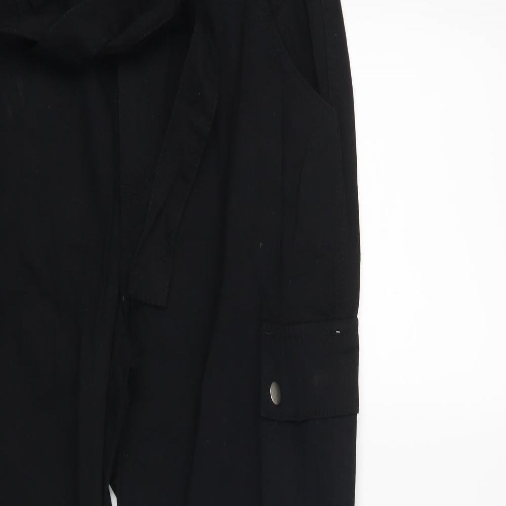 New Look Womens Black   Cargo Trousers Size 10 L27 in